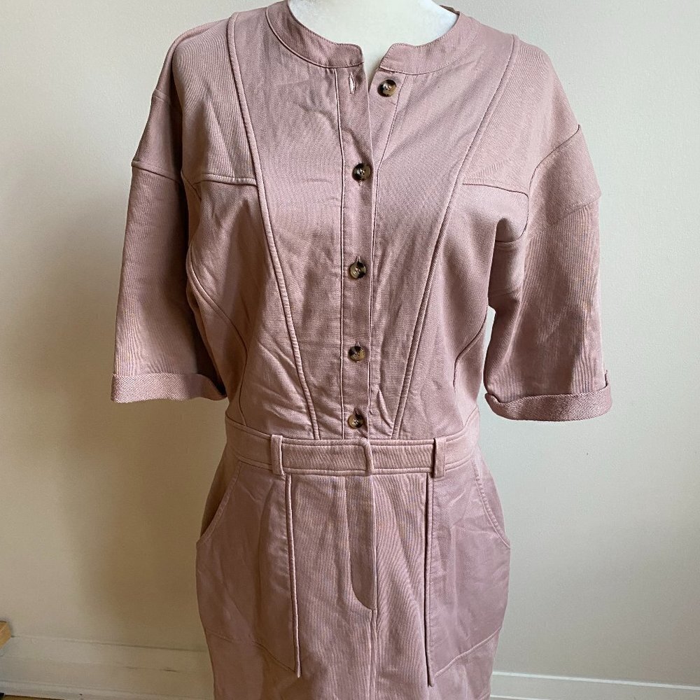 Reiss BNWOT womens "emlyn" sweatshirt dress panel detail - Picture 3 of 14